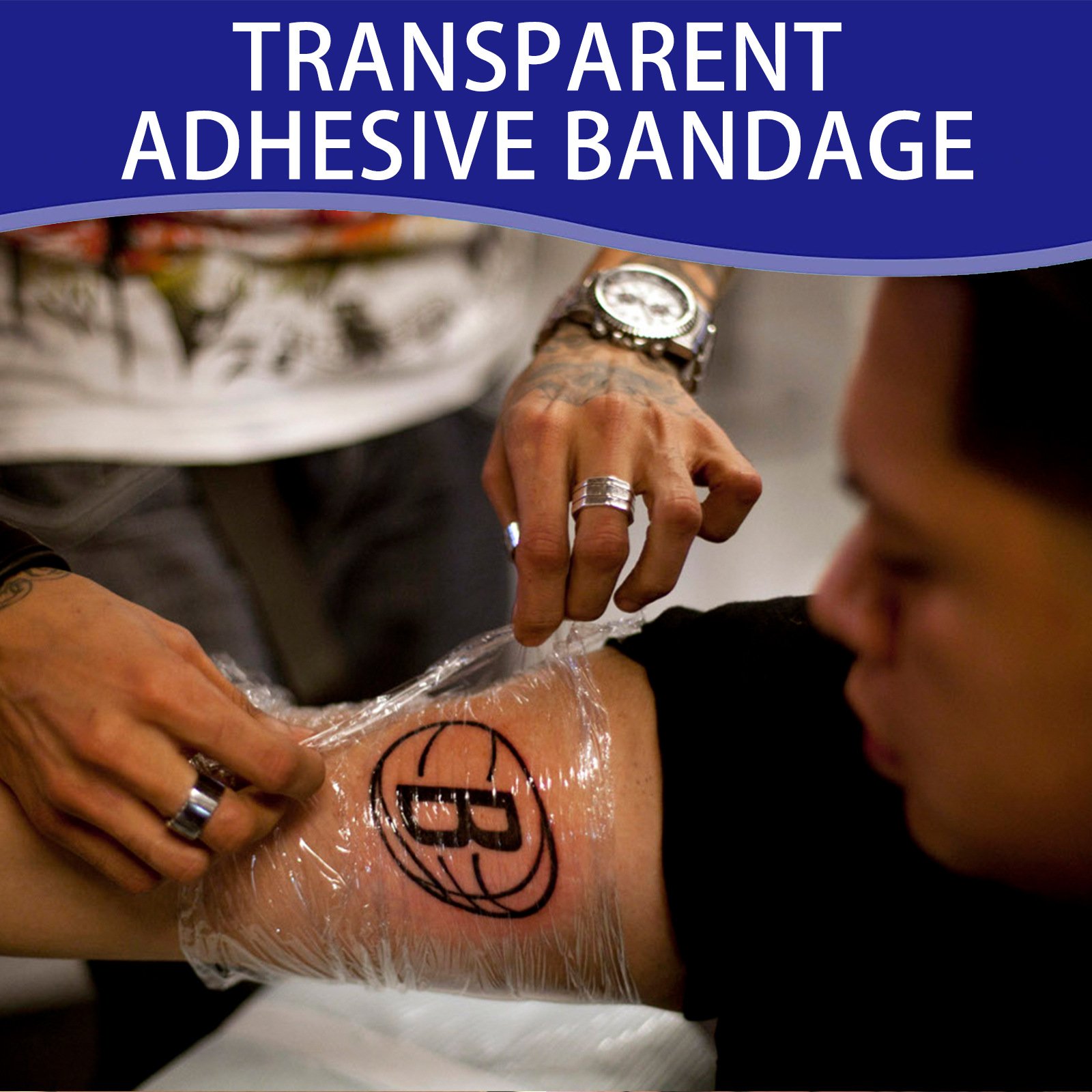 Tattoo Care Transparent Waterproof Stickers Tattoo Protective Film Stickers Bacteria Barrier Film Breathable Care Stickers