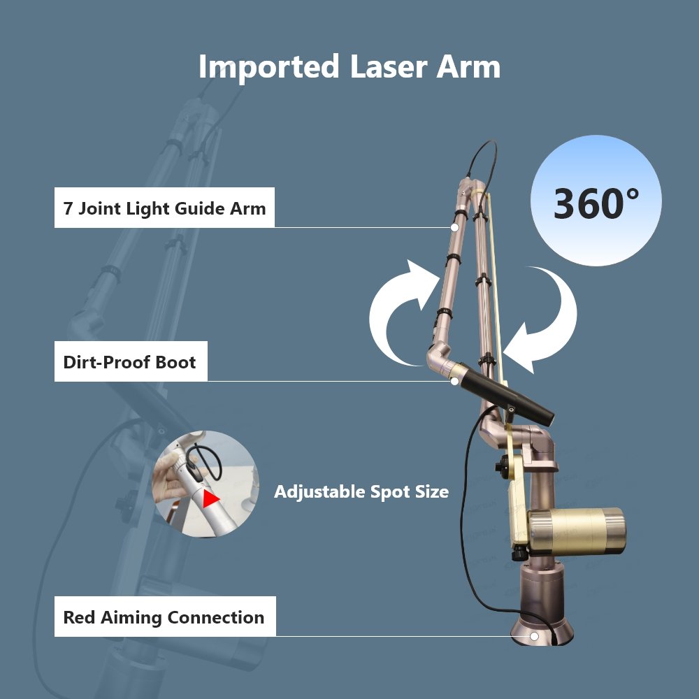 Hot sale best selling q switched laser removal tattoo machine