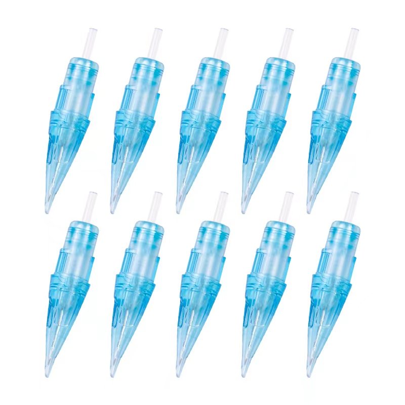 3RL DisposableTattoo Needles Cartridges Supply Flat Shading Tattoo Needles 0.30mm 20Pcs for Permanent Makeup Hair Tattoo-Scalp