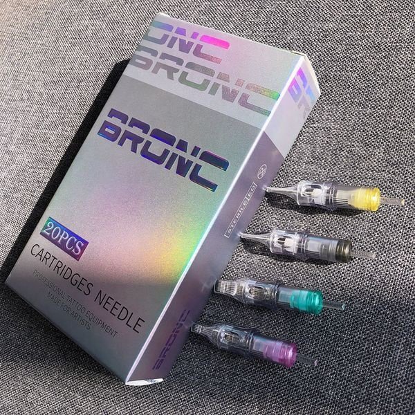 BRONC Cartridge Needle Tattoo Supply Oem Wholesale Eyebrow Membrane Custom Tattoo Cartridge Needle Disposable