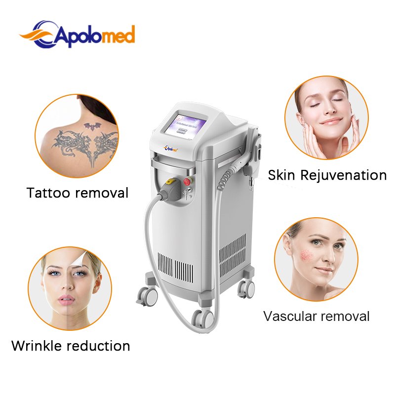 3~5ns EO Q-switched Nd YAG 1064nm Tattoo removal laser equipment for skin rejuvenation device