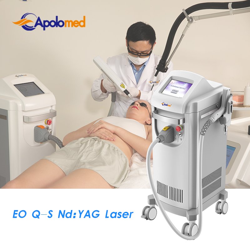 3~5ns EO Q-switched Nd YAG 1064nm Tattoo removal laser equipment for skin rejuvenation device