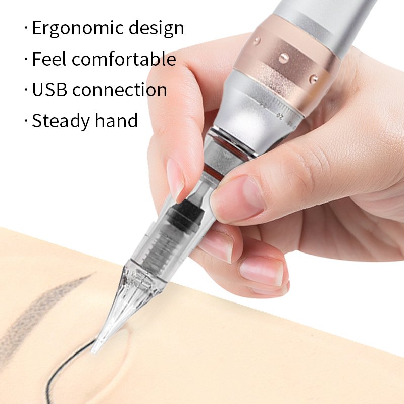 Professional Complete Beginners Tattoo Machine Set Rotary Eyebrow Body Tattoo Machine Kits