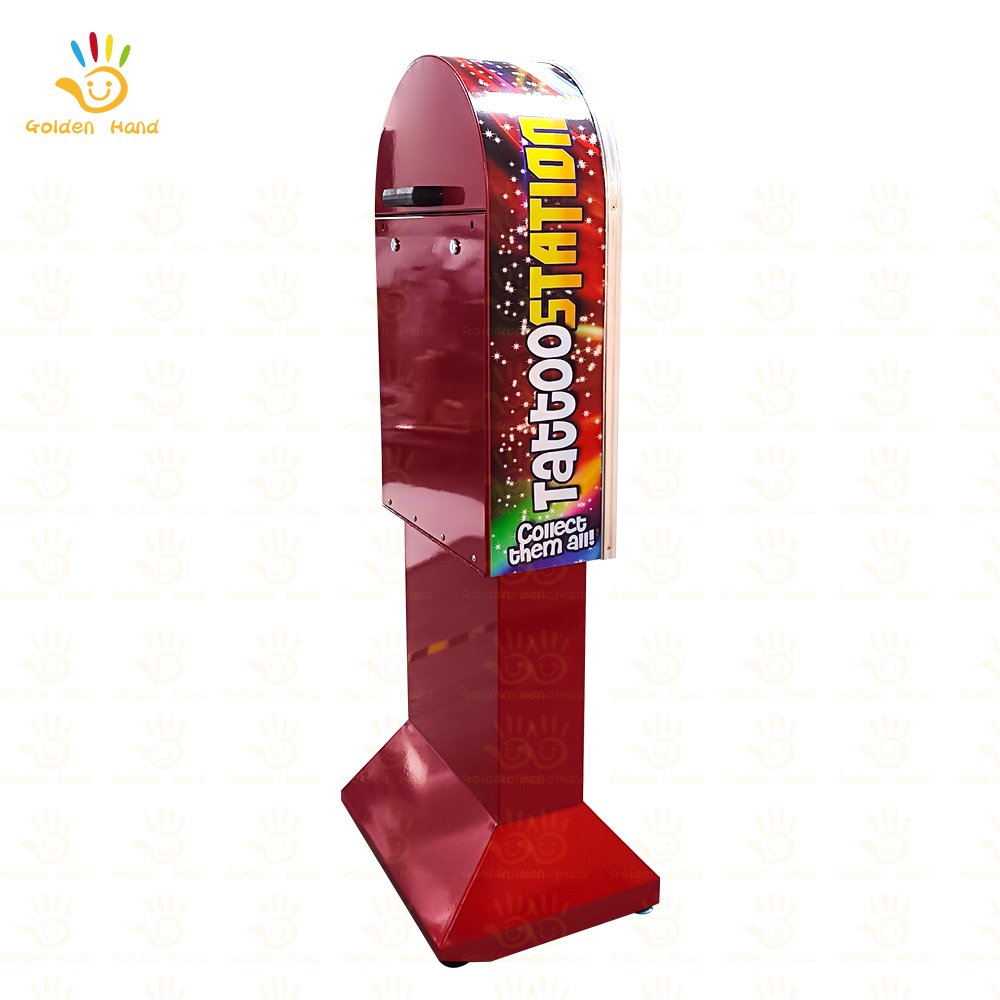 Gift Prize Vending Machine Coin Operated Game Pusher Machine for Amusement Park Tattoo Sticker Capsule Vending Machine