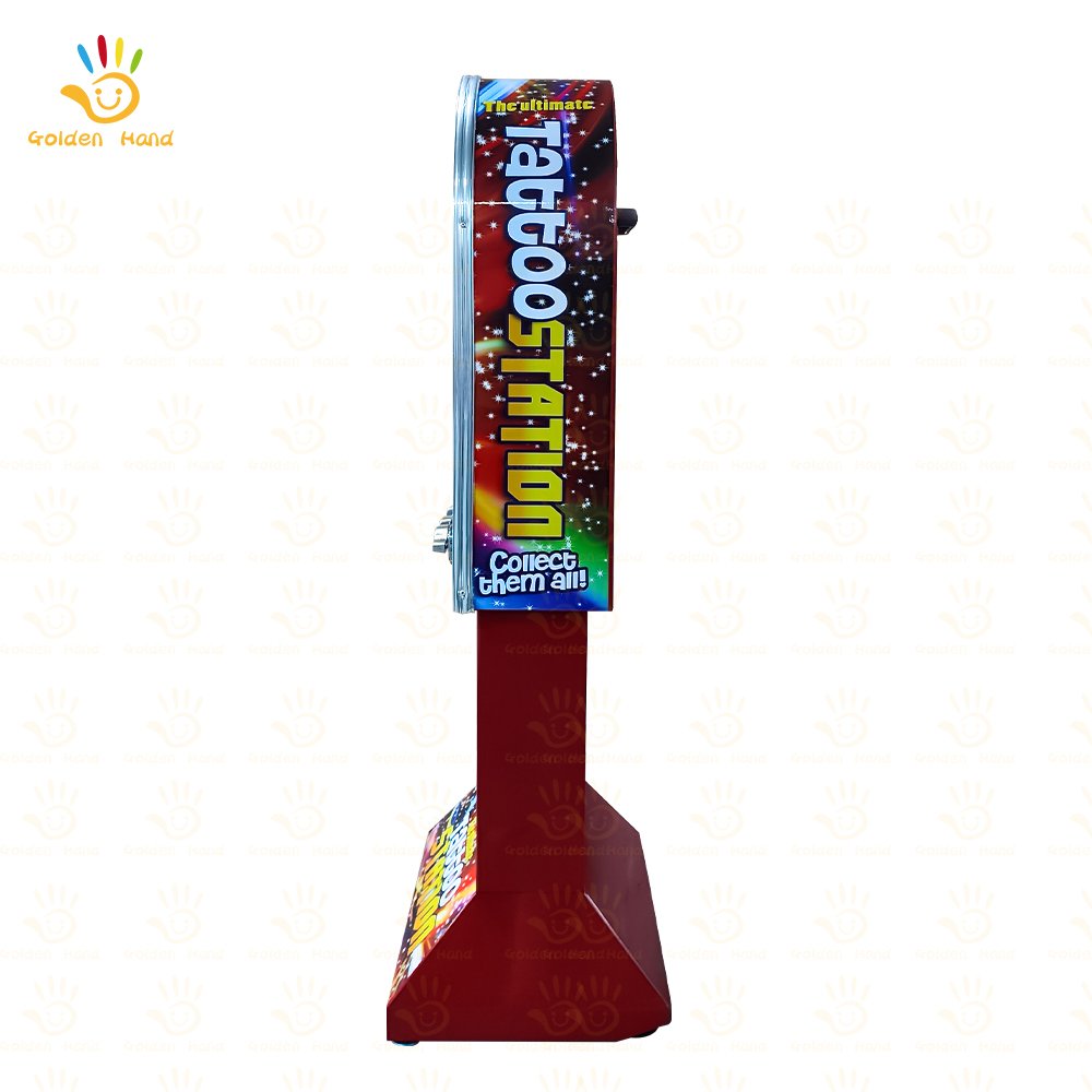 Gift Prize Vending Machine Coin Operated Game Pusher Machine for Amusement Park Tattoo Sticker Capsule Vending Machine