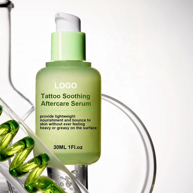 Private Label Tattoo Aftercare Serum Organic Moisturize Protect Heel Repair Skin Tattoo Aftercare Butter Tattoo Serum