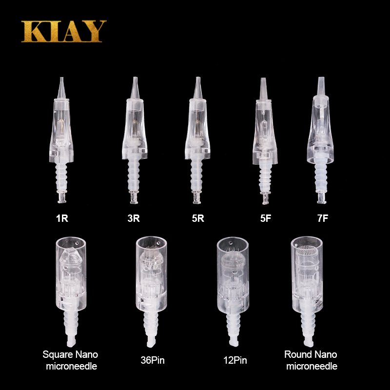 Professional Silicone Screw PMU & MTS Permanent Makeup Tattoo Cartridge Nano Micro Needles