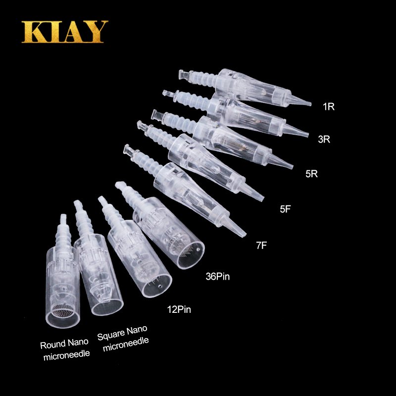Professional Silicone Screw PMU & MTS Permanent Makeup Tattoo Cartridge Nano Micro Needles