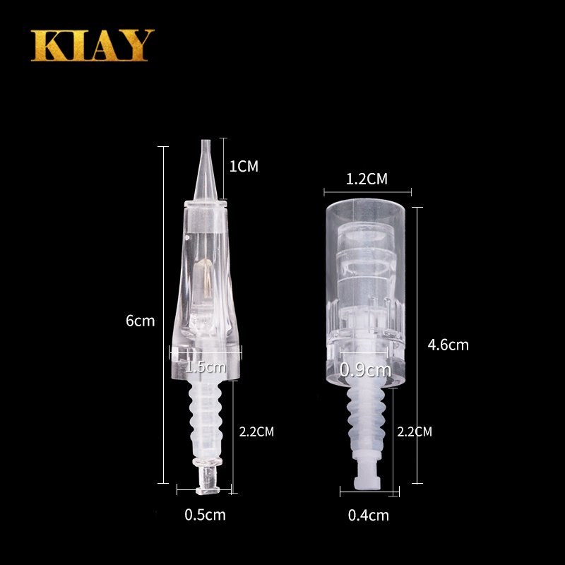 Professional Silicone Screw PMU & MTS Permanent Makeup Tattoo Cartridge Nano Micro Needles