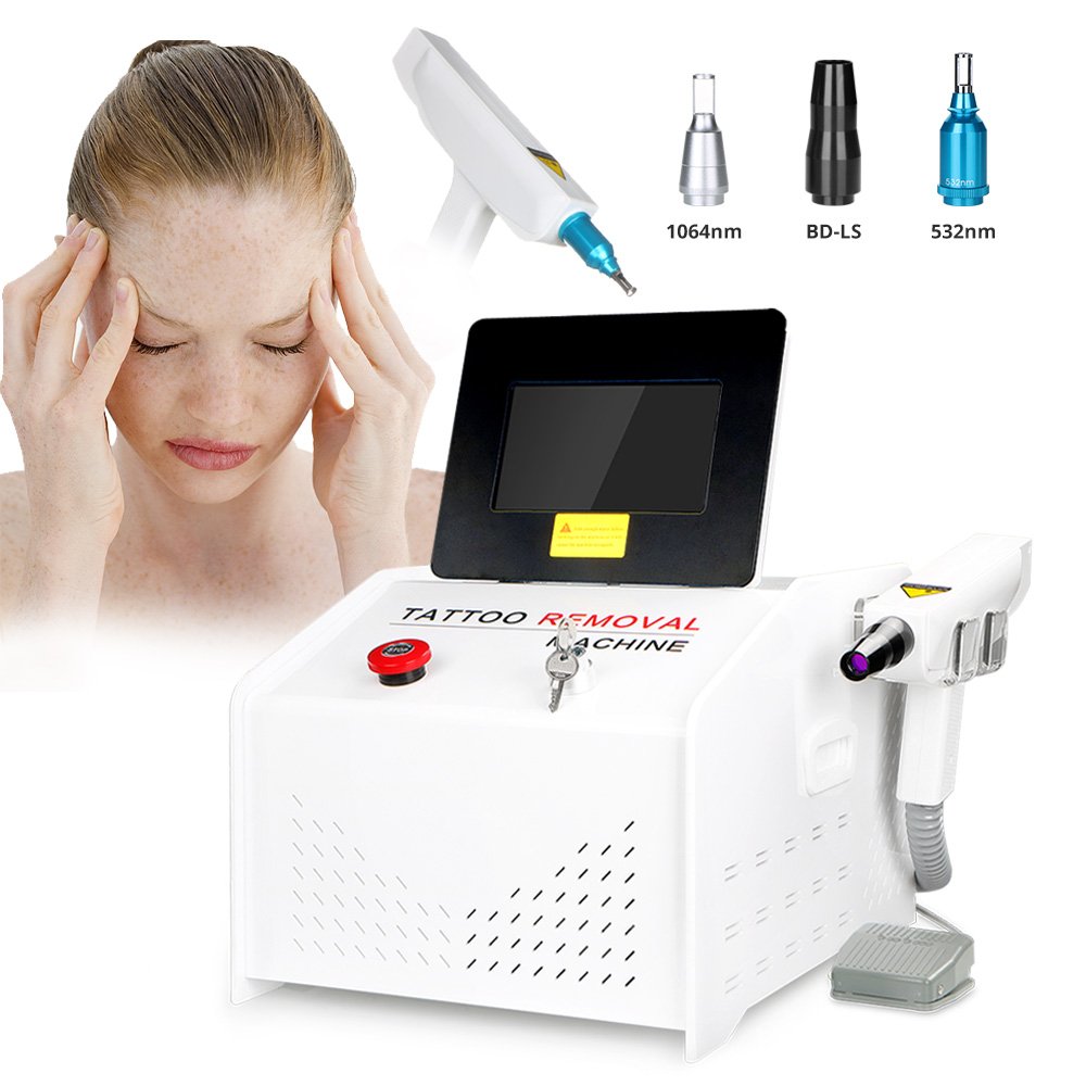 Mychway Portable laser tattoo remove machine Q switch nd yag laser machine