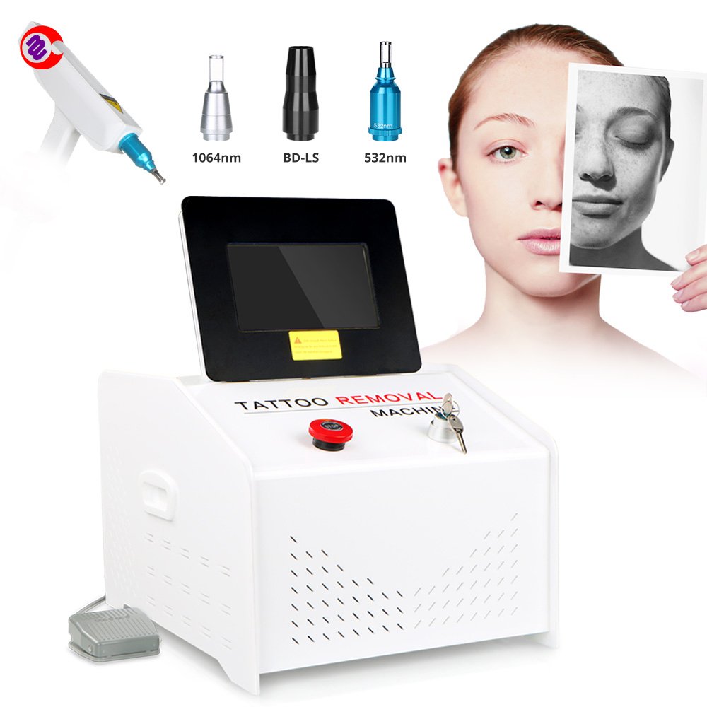 Mychway Portable laser tattoo remove machine Q switch nd yag laser machine