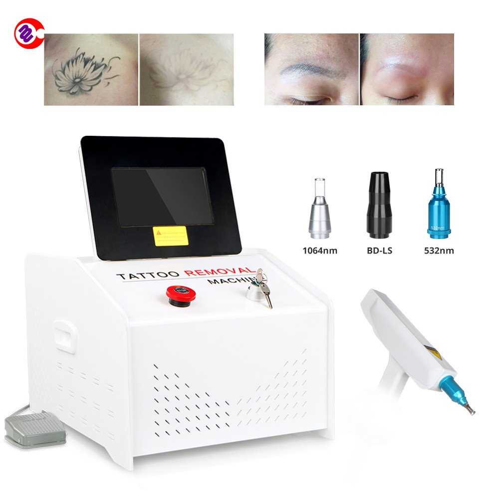 Mychway Portable laser tattoo remove machine Q switch nd yag laser machine
