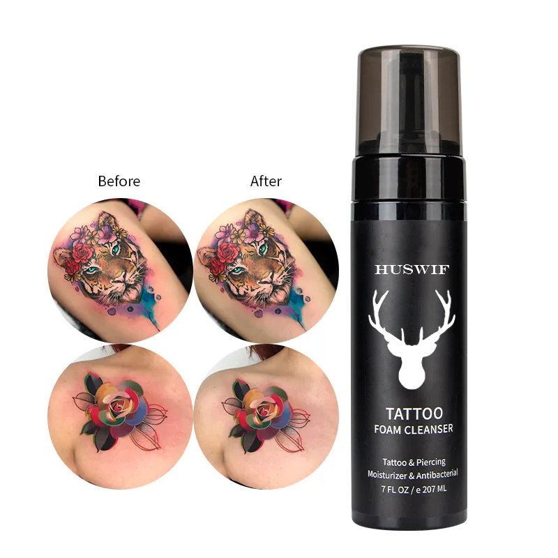 Tattoo Care Supply Tattoos Deep Cleansing Brightening Custom Aftercare Foam Cleanser Tattoo Foam Wash
