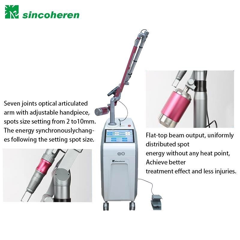 Alexandrite Q-Switched Laser For Pigmentation Removal Tattoo Removal Peel Carbon Skin Whitening Machine