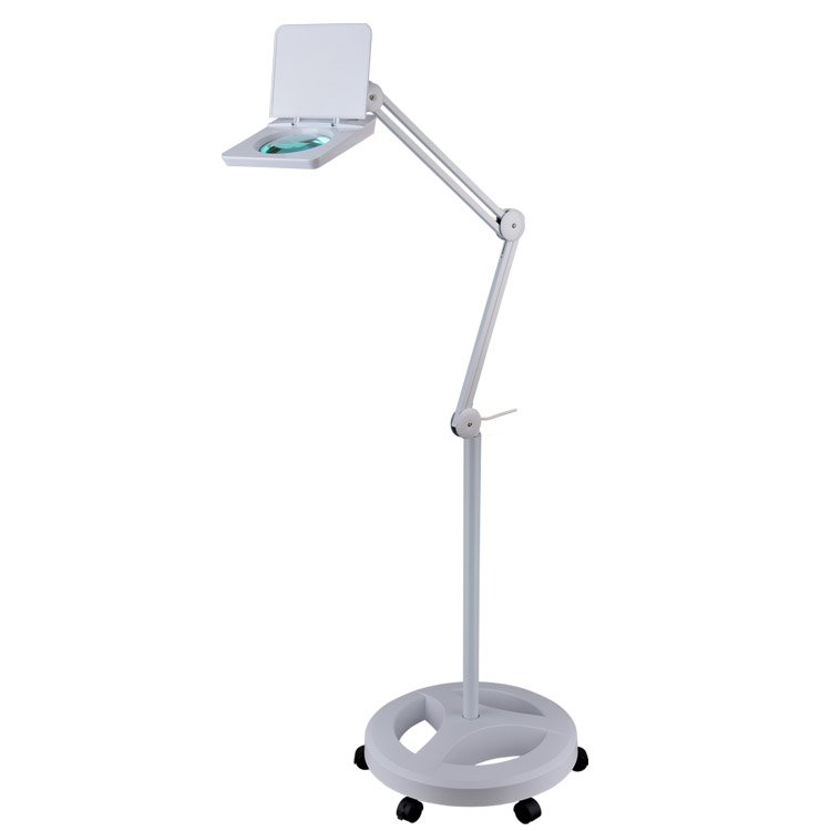 16W LED Light White Lashes Light Ring Floor Lamp Led Lash Magnifying Lamp for Tattoo Beauty Salon Eyelash Makeup
