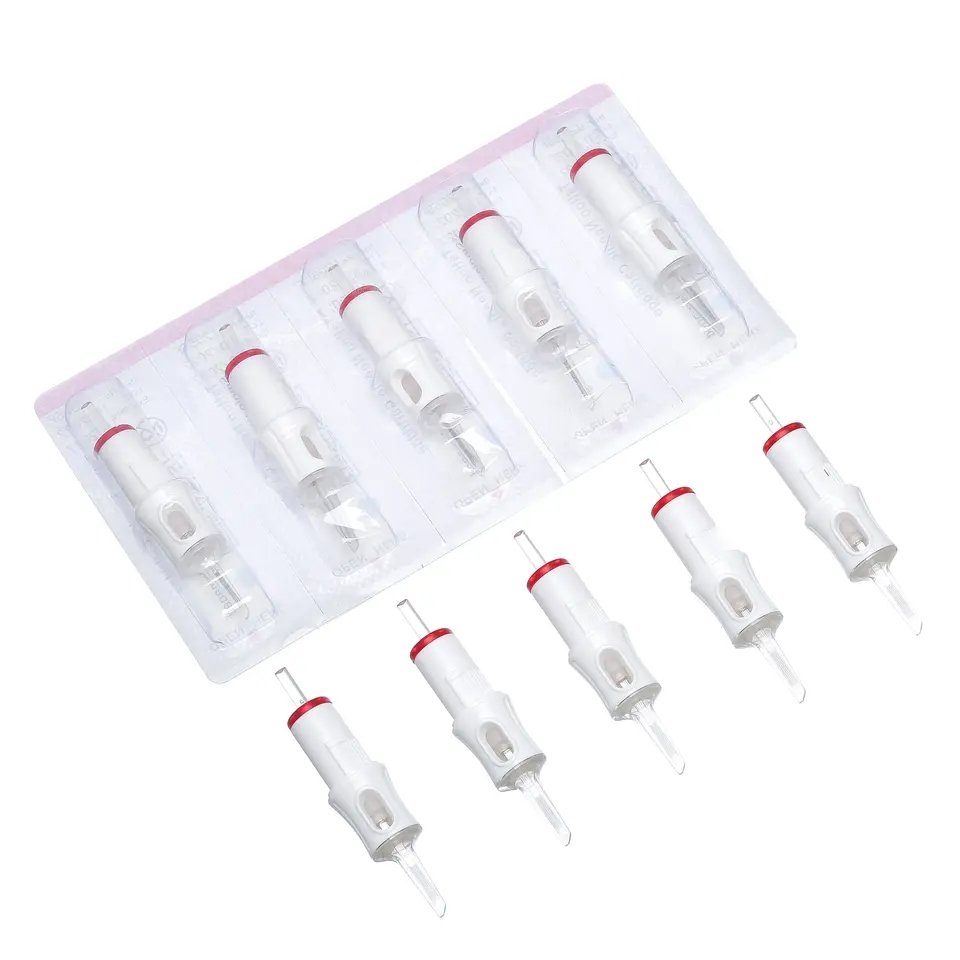 Disposable Tattoo Cartridge Various Sizes and Diameter PMU Needles for Permanent Makeup SMP Scalp Micro Pigmentation
