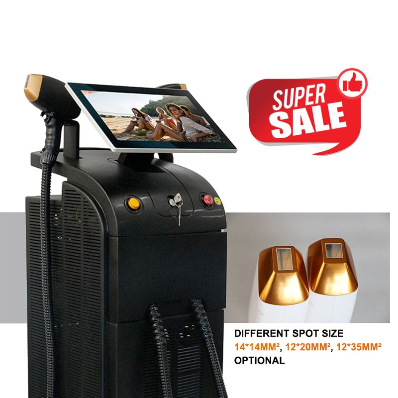 Professional 2 in 1 Diode Laser 808+ ND YAG Tattoo Speckle Mole Removal Laser hair removal skin rejuvenation machine
