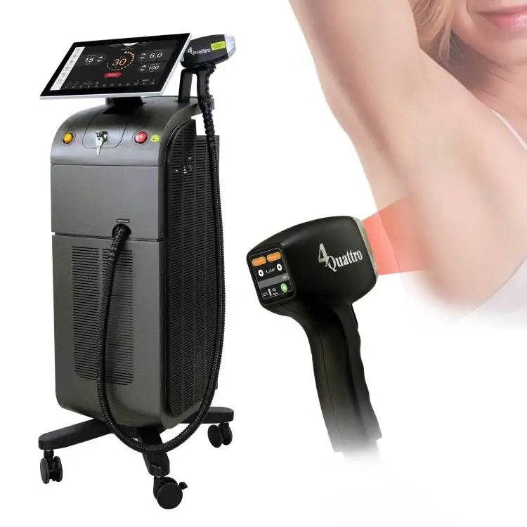 Professional 2 in 1 Diode Laser 808+ ND YAG Tattoo Speckle Mole Removal Laser hair removal skin rejuvenation machine
