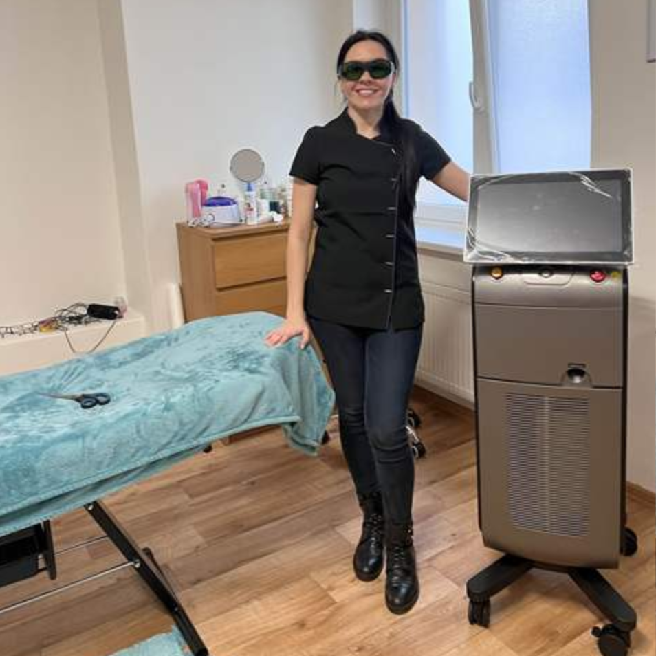 Professional 2 in 1 Diode Laser 808+ ND YAG Tattoo Speckle Mole Removal Laser hair removal skin rejuvenation machine
