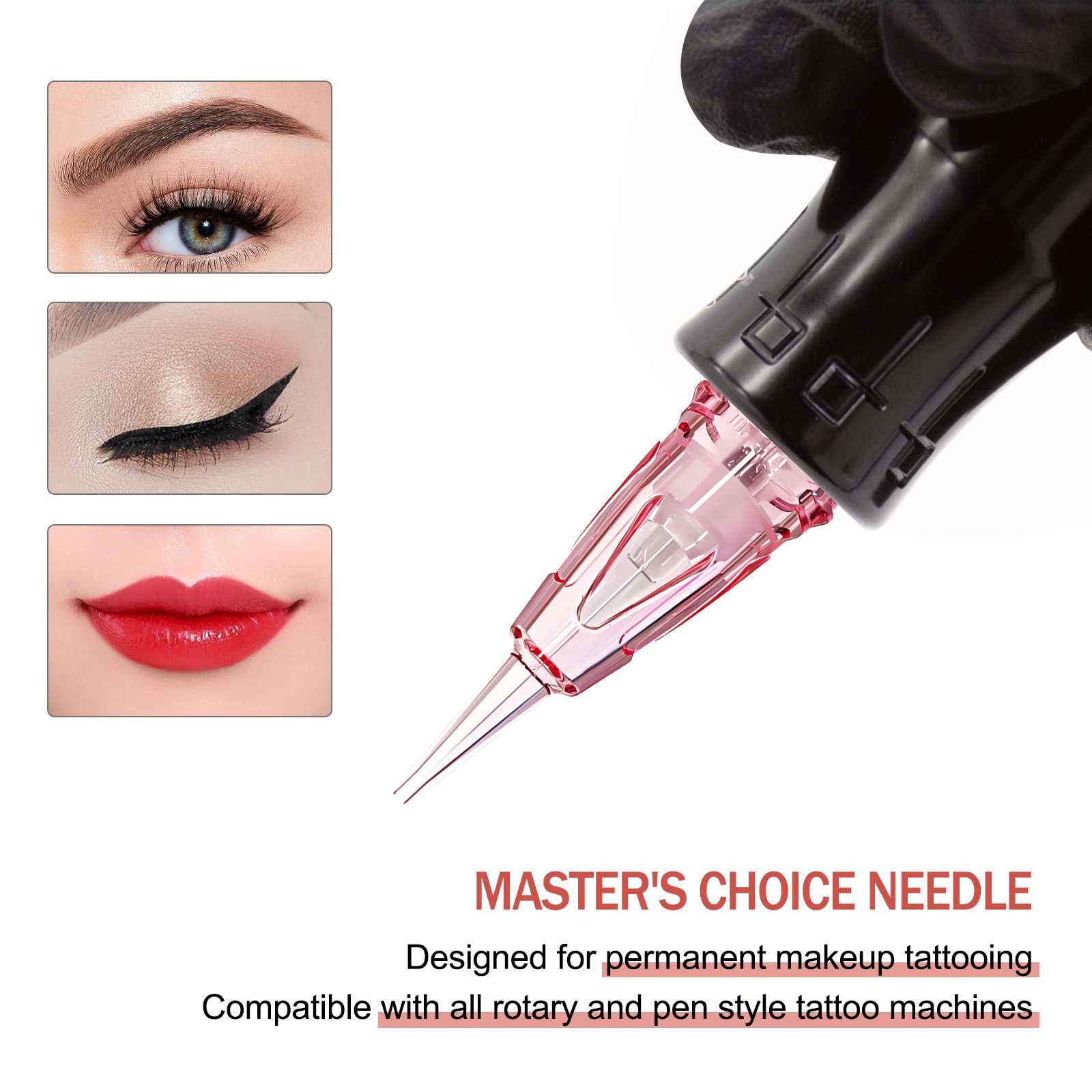 Permanent Makeup Cartridge Needles Aerodynamics Hopper Tattoo Universal Cartridges for Lip blush Eyebrow Hairstrokes