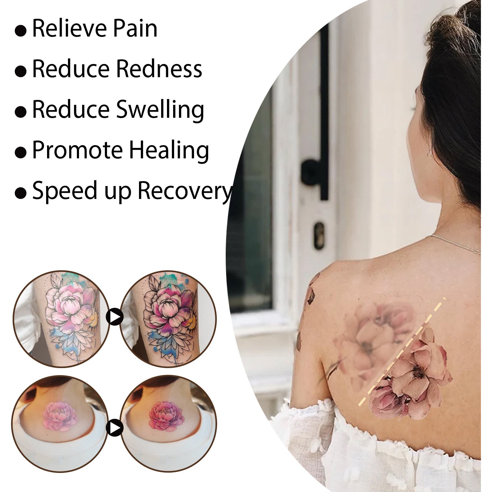 40g Skin Kiss Tattoo Brightening Cream Relieve Dull Tattoo Skin After Tattooed Eyebrow Aftercare Balm