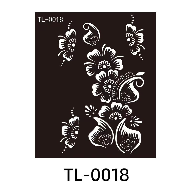 Eco-friendly Waterproof Disposable tattoo Stickers Black Animal Tiger And Lion Design tattoo