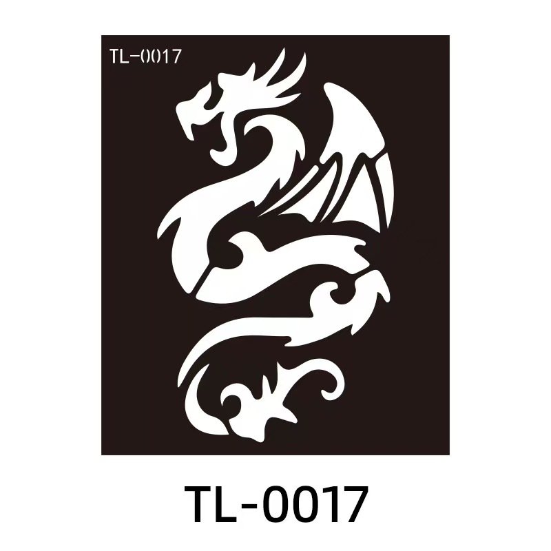 Eco-friendly Waterproof Disposable tattoo Stickers Black Animal Tiger And Lion Design tattoo