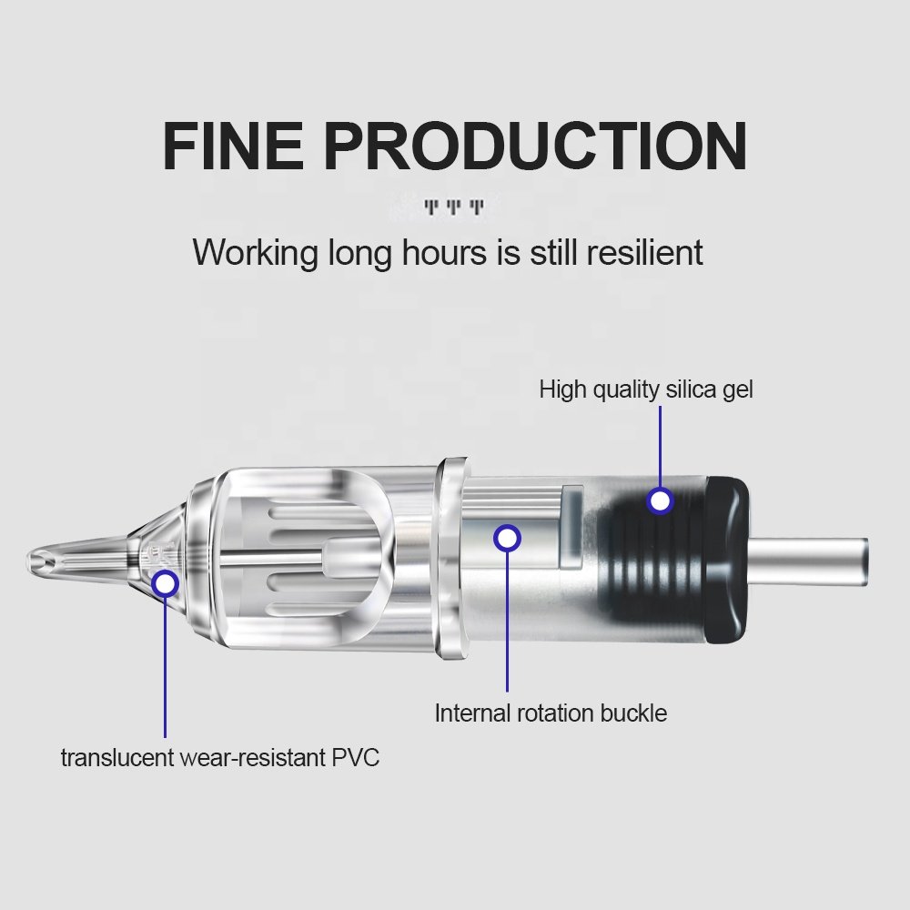 YUELONG Tattoo Kit with Rotary Tattoo Pen Machine Power Supply Cartridge Needles for Permanent Makeup Tattoo Supply Set
