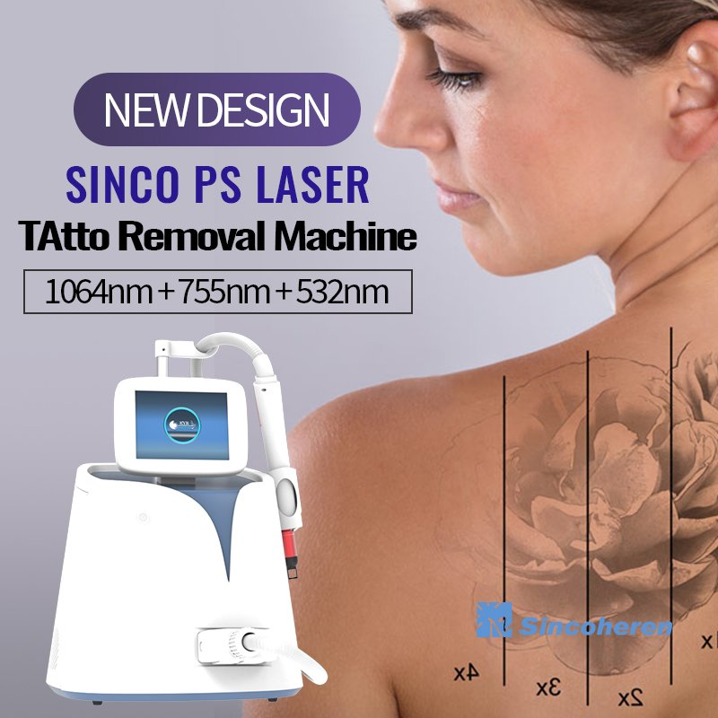 Hot Selling Picosecond Pico Laser Tattoo Removal Pigment Removal Machine With Carbon Peel Pico Lazer