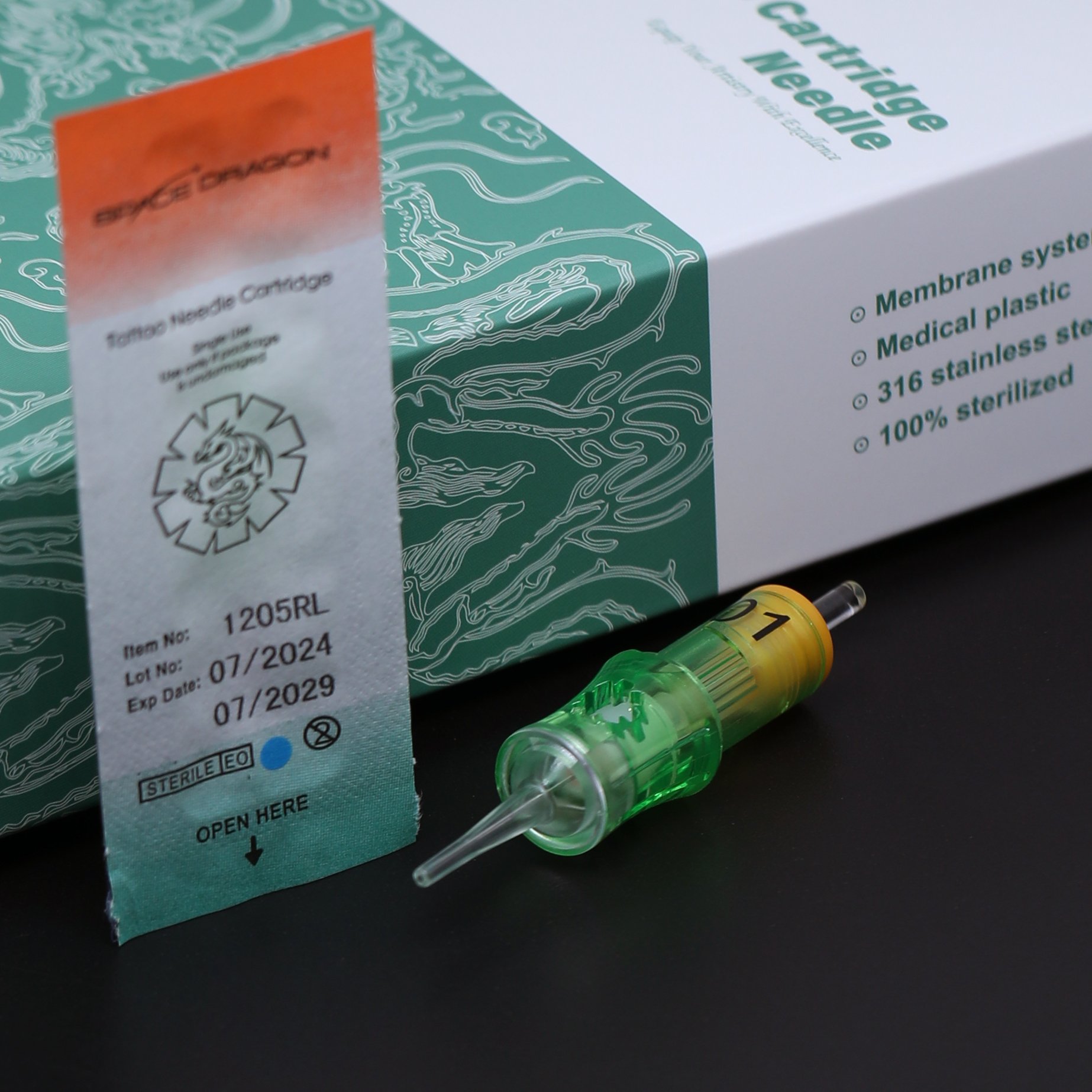2024 NEW Design Factory Wholesale Disposable Sterilized Eyebrow Lip Tattoo Cartridge Permanent Makeup Needles