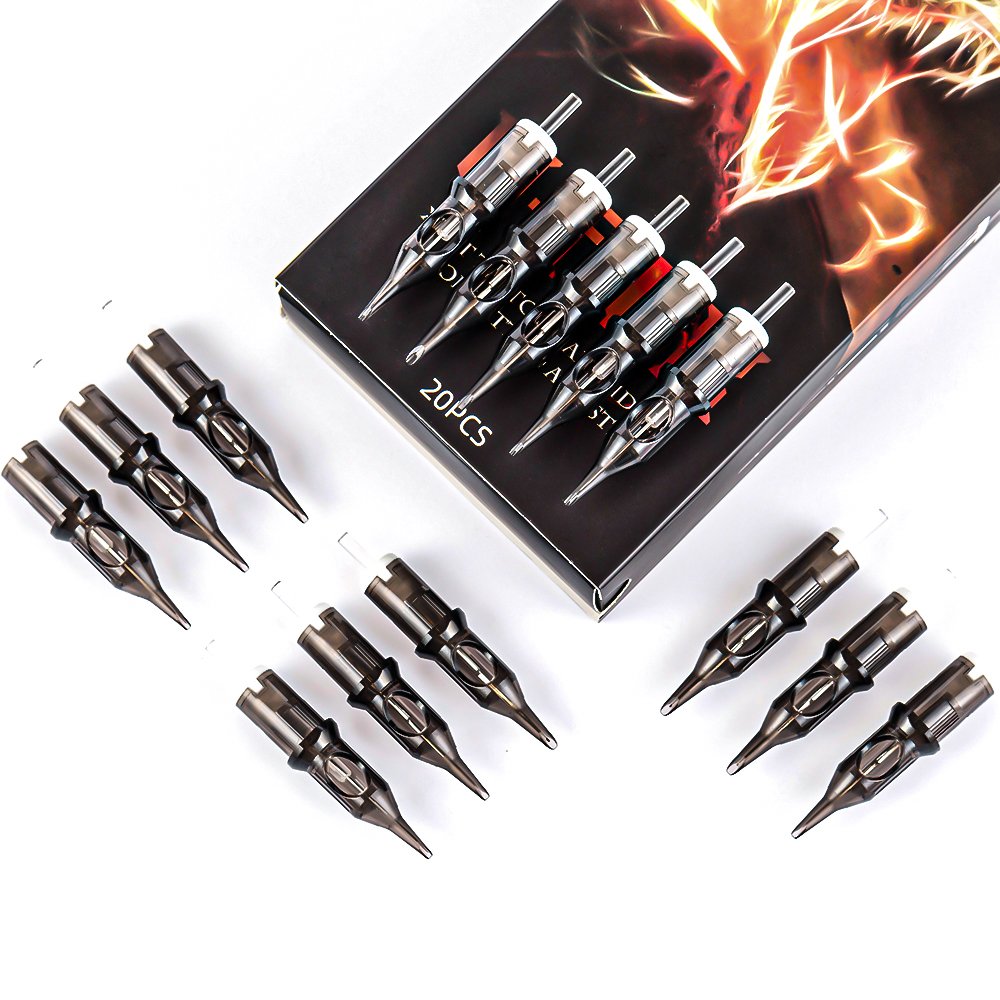 XNET 20pcs Round Liner 1rl 3rl 5rl 7rl 9rl 11rl 14rl 21rm 23rm Magnum Disposable Tattoo Needles Cartridges for Permanent Makeup