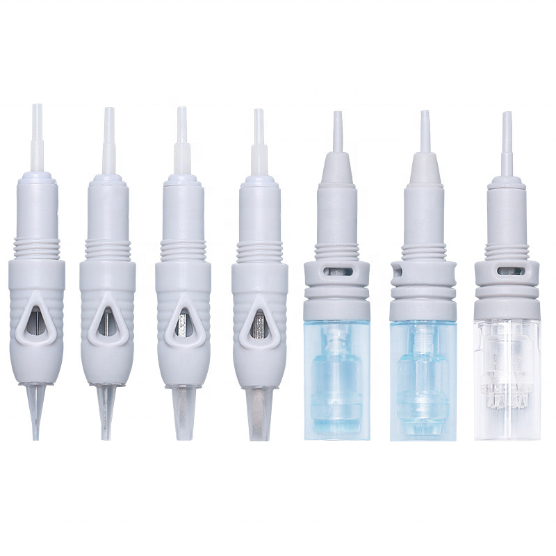Professional pistolet de tatouage Individual Sterilized microblading tattoo cartridge needles for Permanent makeup pen