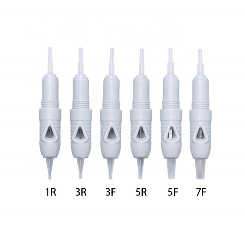 Professional pistolet de tatouage Individual Sterilized microblading tattoo cartridge needles for Permanent makeup pen
