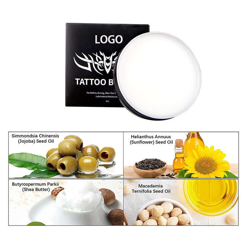 LYW Private Label 50g Organic Tattoo Cream Fade Protection And Moisturizer Tattoo Aftercare Balm Herbal Juice Tattoo