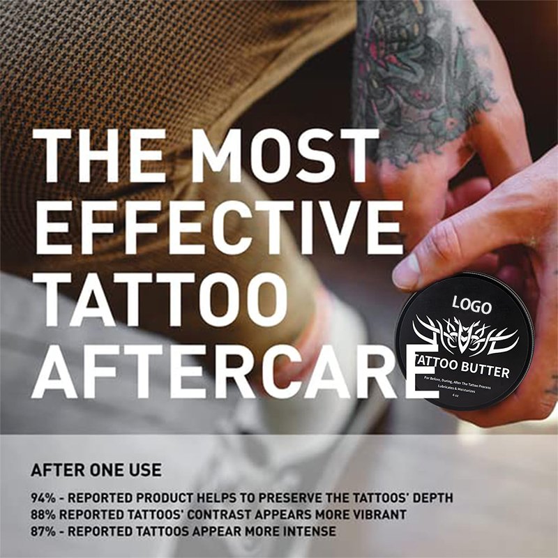 LYW Private Label 50g Organic Tattoo Cream Fade Protection And Moisturizer Tattoo Aftercare Balm Herbal Juice Tattoo