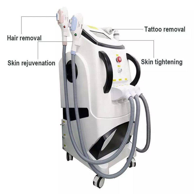 Skin Rejuvenation Machine 4 In 1 IPL Laser Hair Removal Elight Magneto OPT Hair Removal Beauty Equipment Nd Yag Tattoo Remove
