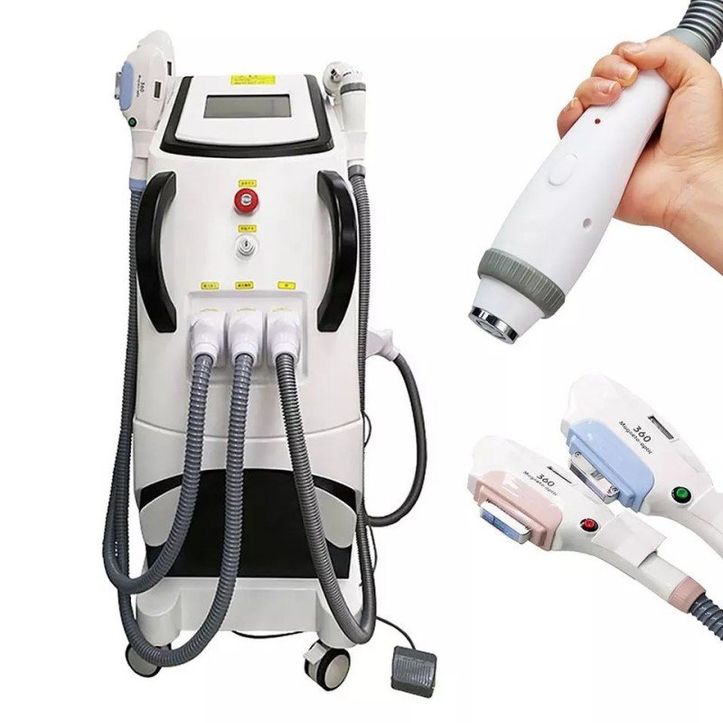 Skin Rejuvenation Machine 4 In 1 IPL Laser Hair Removal Elight Magneto OPT Hair Removal Beauty Equipment Nd Yag Tattoo Remove