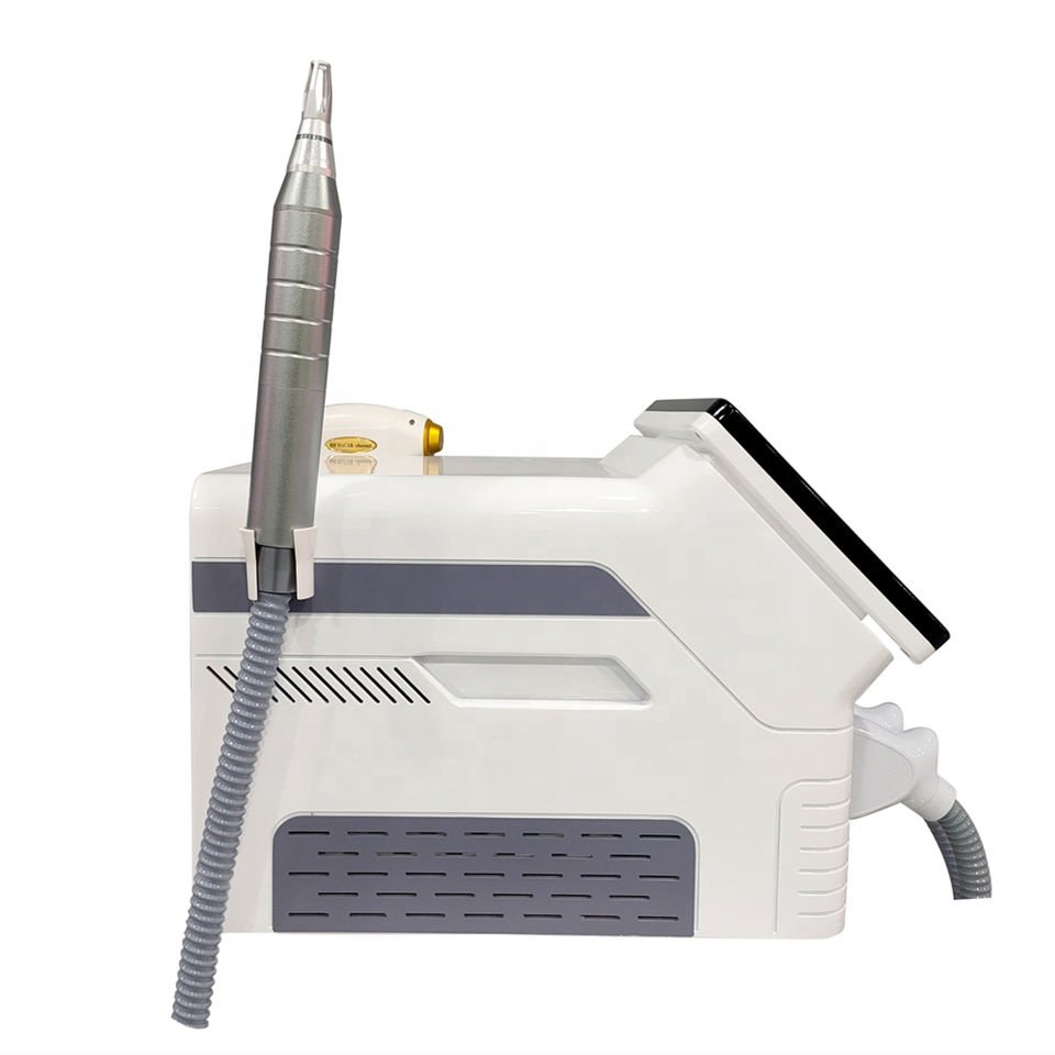 Portable 2 in 1 808 Laser Depilation Diode Laser Picolaser Nd Yag Hair And Tattoo Removal Machine