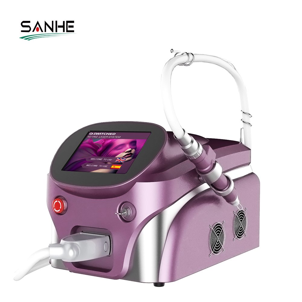 Manufacturer Q Switch Nd Yag Laser Tattoo Removal Pigment Erasing Equipment Carbon Cream Skin Peeling In Deep For Sale