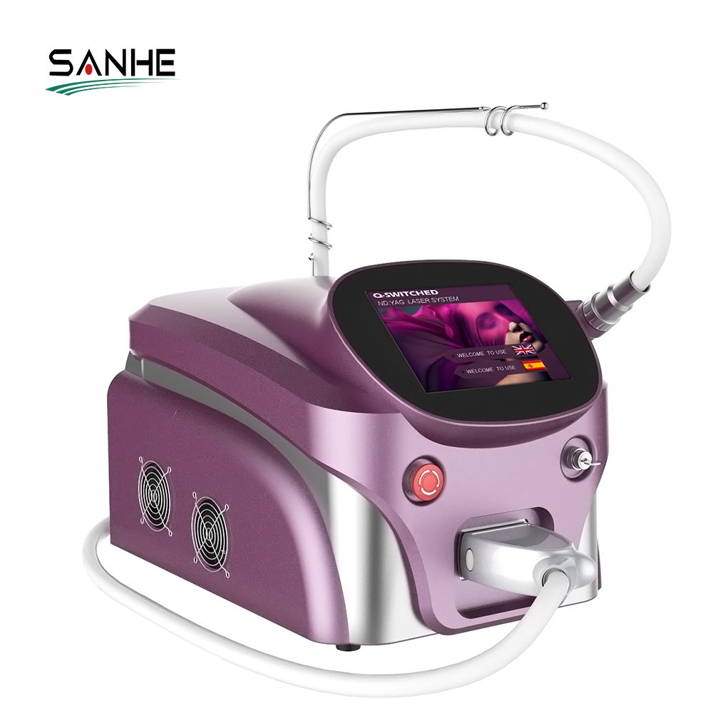 Manufacturer Q Switch Nd Yag Laser Tattoo Removal Pigment Erasing Equipment Carbon Cream Skin Peeling In Deep For Sale