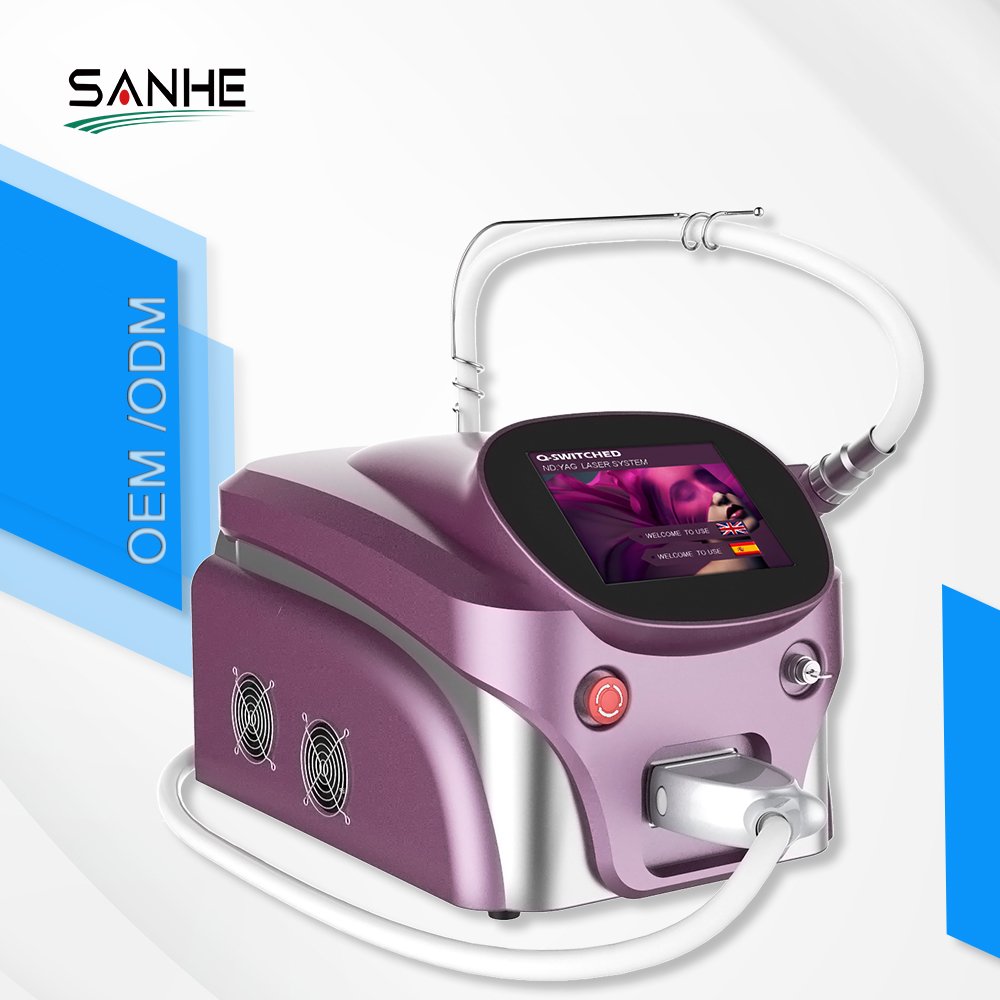 Manufacturer Q Switch Nd Yag Laser Tattoo Removal Pigment Erasing Equipment Carbon Cream Skin Peeling In Deep For Sale