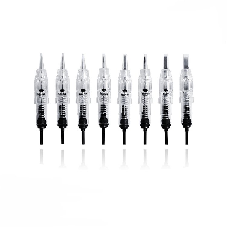 Disposable Sterilized Permanent Makeup Needle Cartridge Tattoo Eyebrow Lip Liner 5 Slope Tattoo Needles Cosmetic for Machine Pen