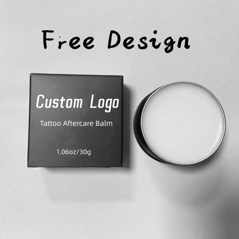 Private Label 30g Tattoo Aftercare Balm Microblading Butter Moisturizer NOT Va seline For Repair Heal Recovery After Tattoo Care