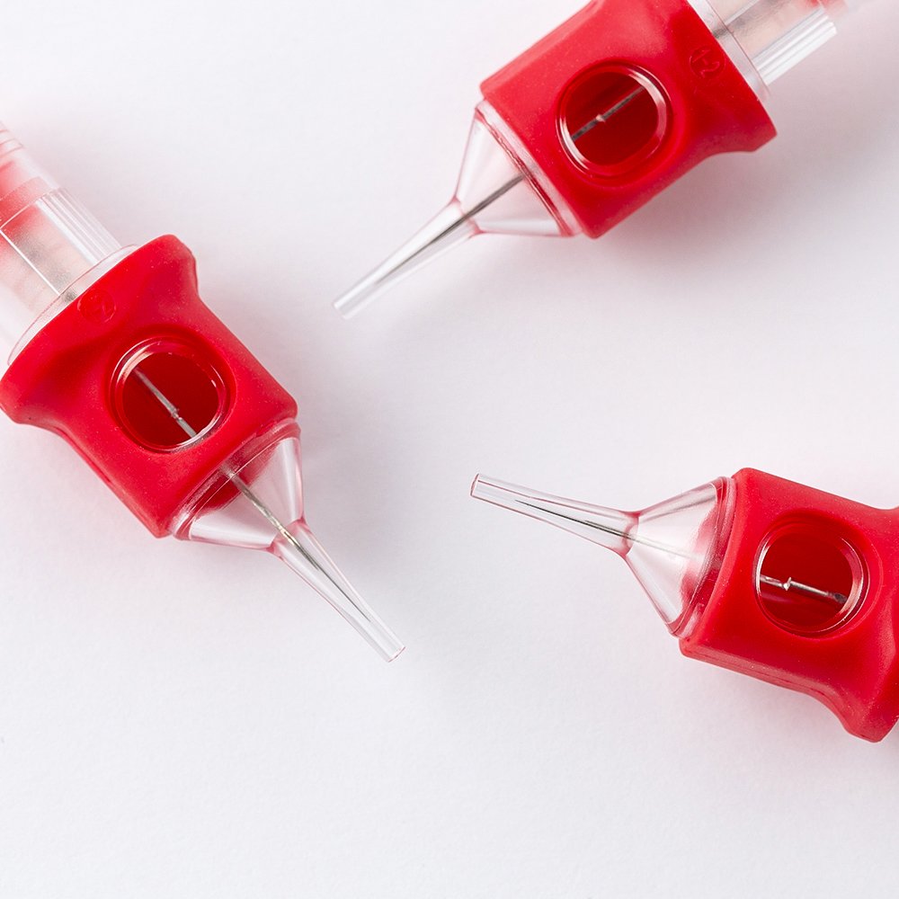 TUHU PMU Pigment Disposable 0.20mm 0.18mm 1RL 3RL Tattoo Eyebrow Needle Cartridge Tattoo Permanent Makeup Cartridges Needle