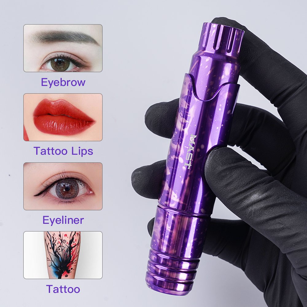 Mast P10 Tattoo Machine Kit Tattoo Gun Cartridge Needles Permanent Make Up Tattoo Pen Kit For Beginners