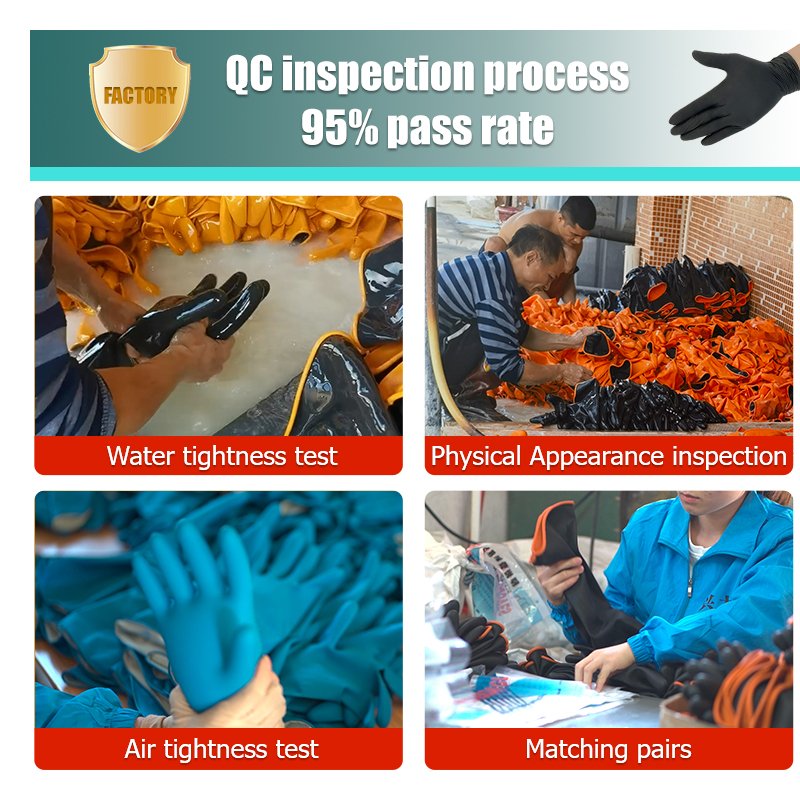High Quality Non-Sterile Safety Household Cleaning Disposable Powder Free Disposable Nitrile gloves