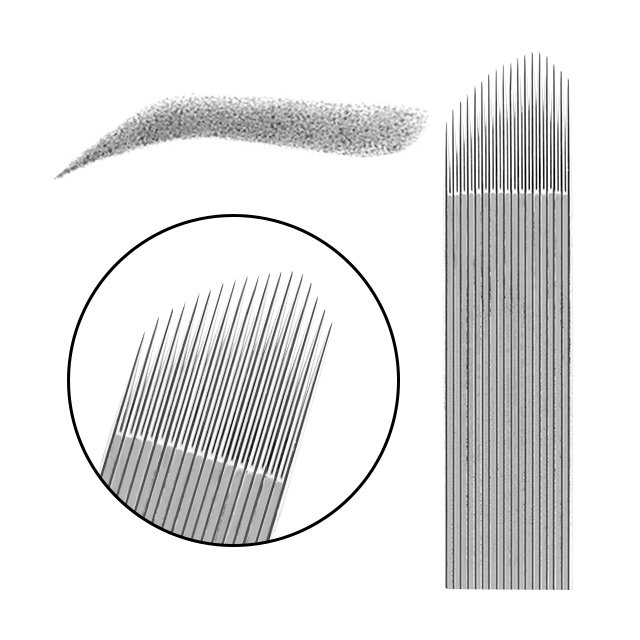 Professional Wholesale Tattoo Cartridge Needle Sterilized Needle Stainless Steel Tattoo Needles Large Size Tattoo Blades