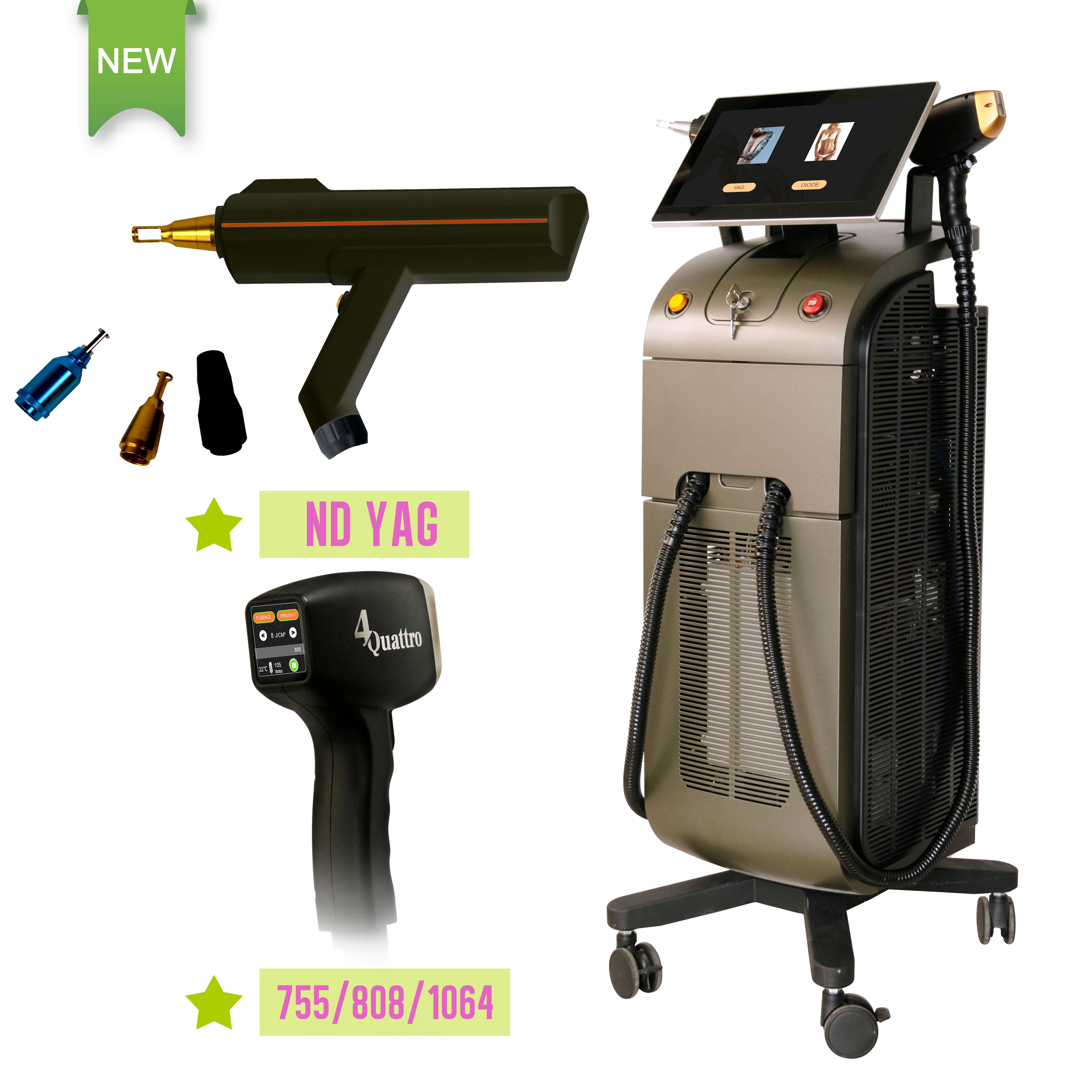 ipl elight hair removal laser diode laser epilation beauty machine with tattoo removal nd yag laser