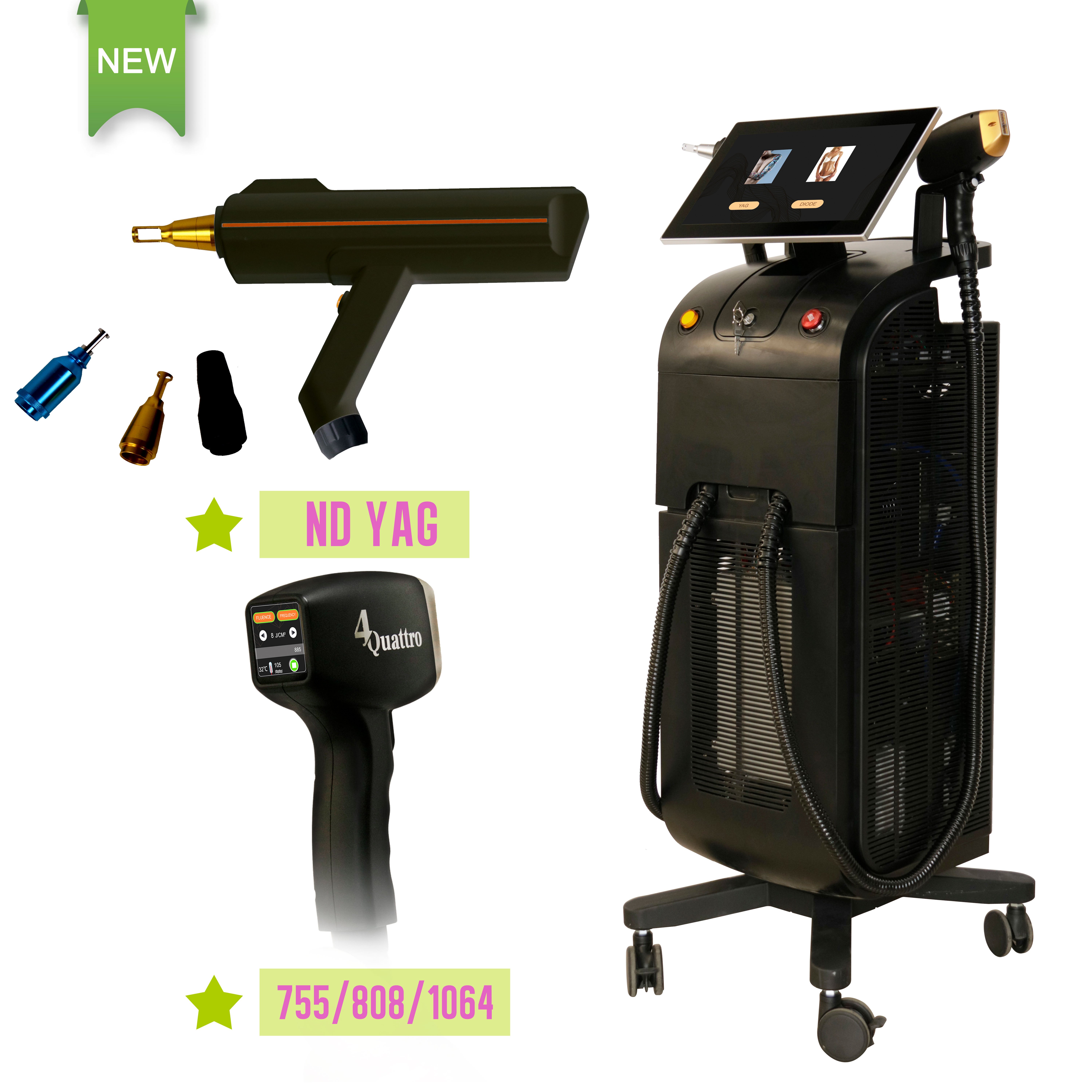 ipl elight hair removal laser diode laser epilation beauty machine with tattoo removal nd yag laser
