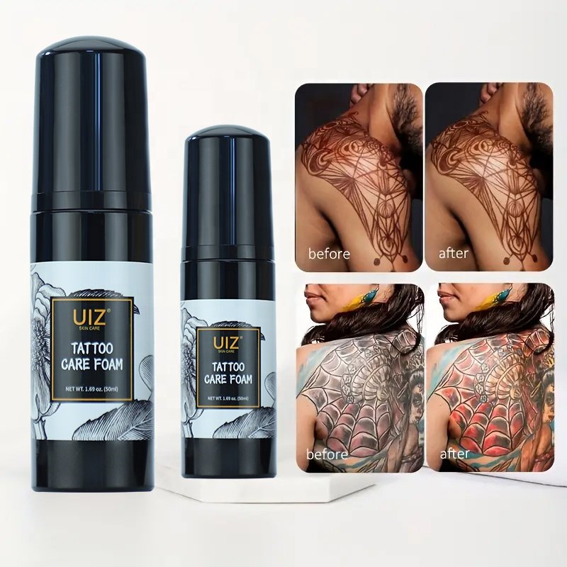 Tattoo Care Foam Moisturizing Soothing Heal Brightening Soap Tattoos Aftercare Skin Cleaning Mousse Wash